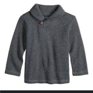Jumping Beans Toddler Boy Shawl Collar Sweater in Gray size 3T
